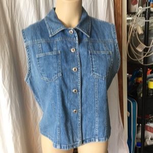 Denim vest